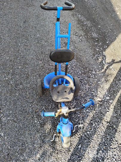 Детский велосипед с ручкой бу