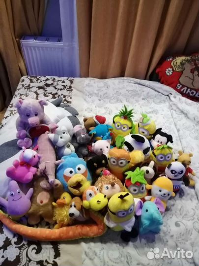 Angry Birds и другие мягкие игрушки