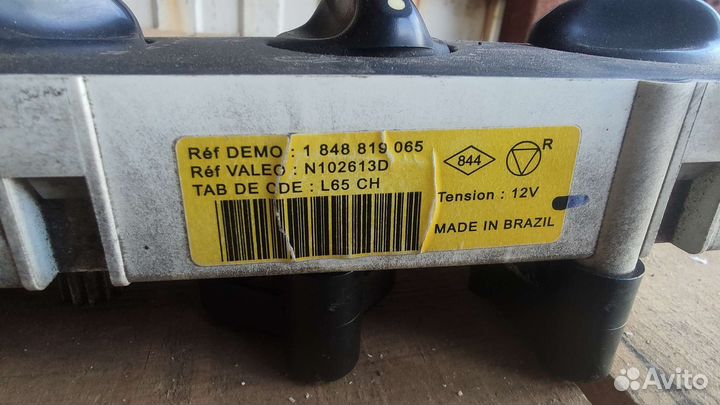 Блок управления печкой Renault Symbol