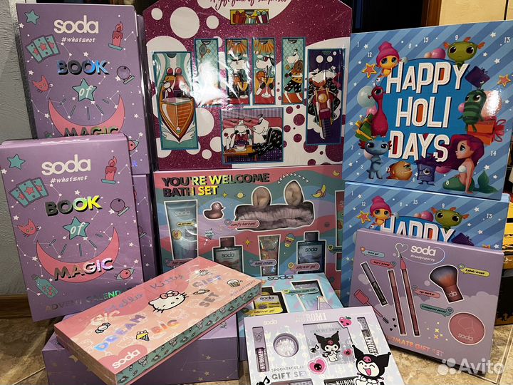 Подарочный набор soda book OF magic Hello Kitty