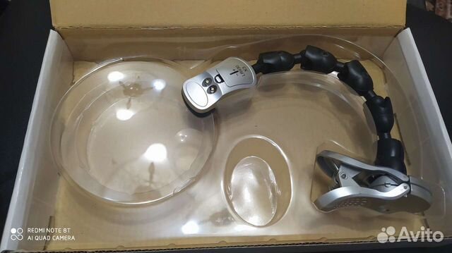 Лупа настольная с подсветкой