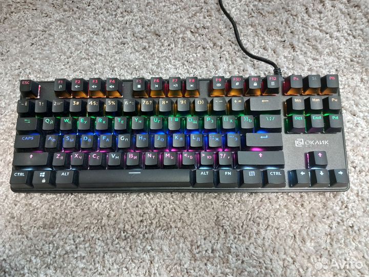 Игровые механические клавиатуры Оклик