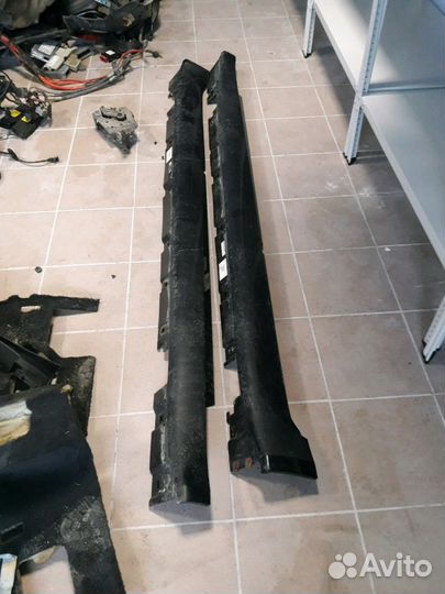 Пороги пластиковые бмв 7 ф01 2009г