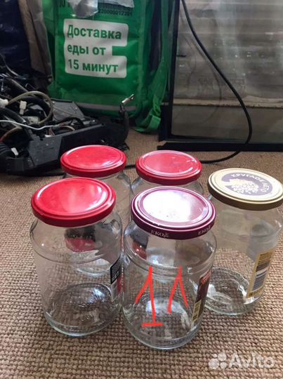 Банки стеклянные с крышками