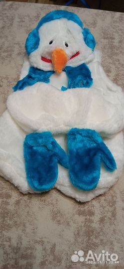 Костюм снеговика 104 /110