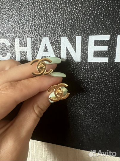 Серьги оригинал Chanel