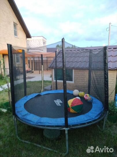 Детский батут с сеткой бу