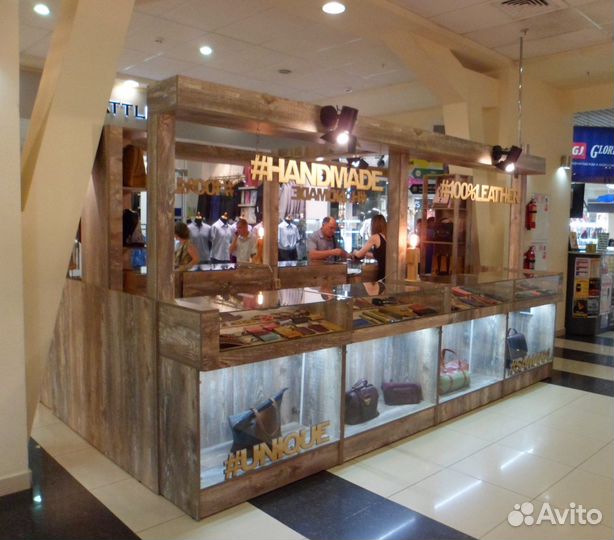 Островки и павильоны для торговых центров