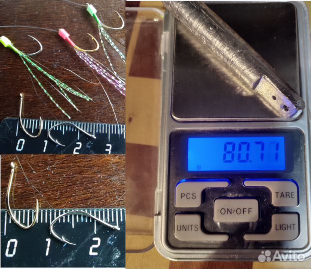 Самодуры на ставриду (флюрокарбон +грузило)