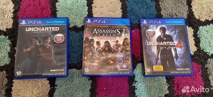 Диски игры на ps4