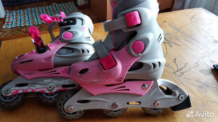 Роликовые коньки детские раздвижные