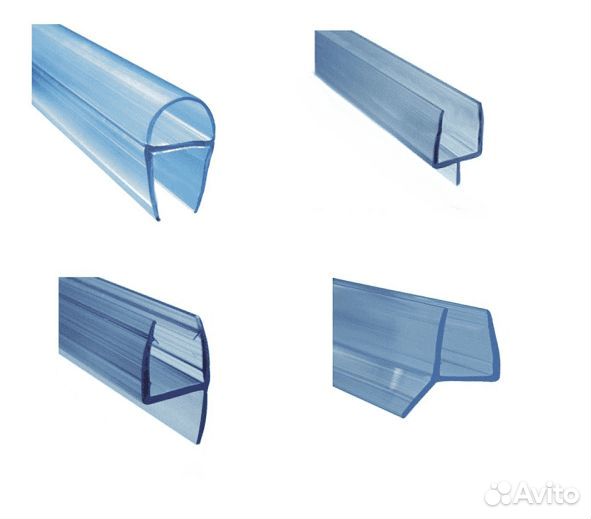 Силиконовое уплотнение для стёкол душевых