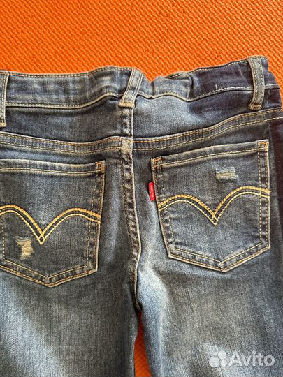 Джинсы для девочки 128