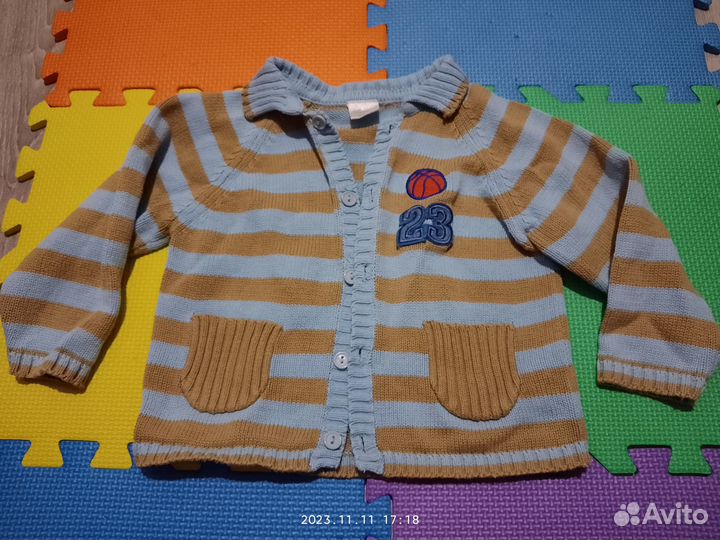 Вязанная кофта детская 86 р