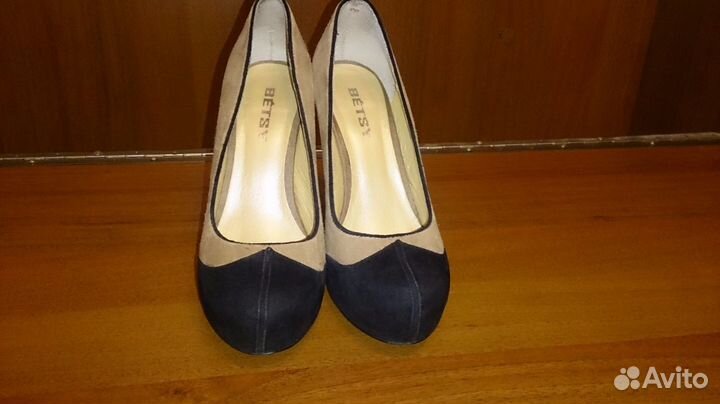 Замшевые туфли