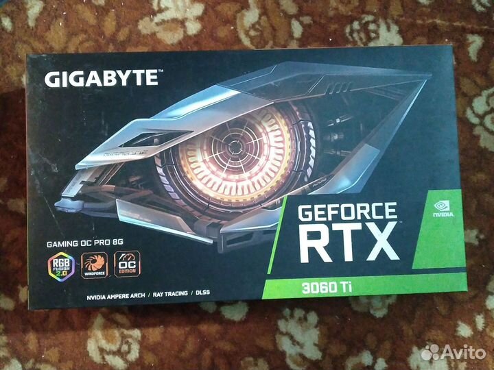 Видеокарта gigabyte rtx 3060 ti
