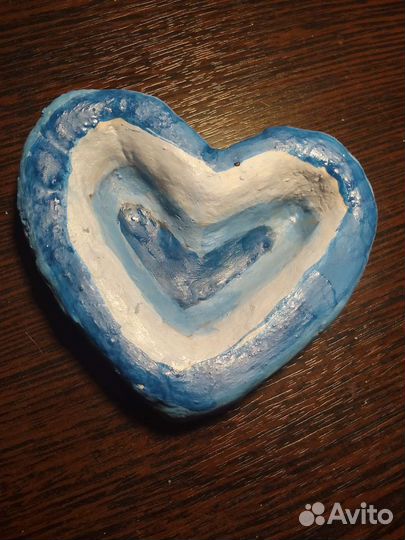 Тарелочка для украшений из глины