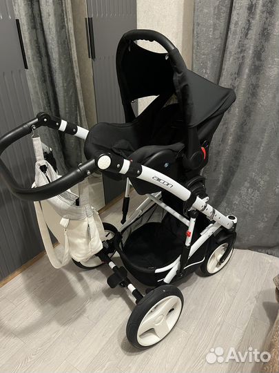 Коляска 3 в 1 Riko Basic Aicon eco