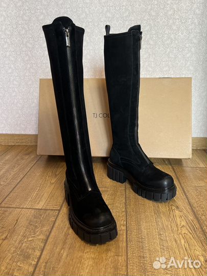 37р сапоги новые демисезон tj collection замша