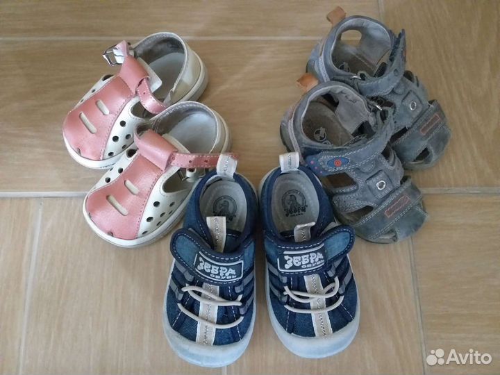 Обувь пакетом р.19-20