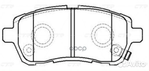 Колодки тормозные GK0144P CTR