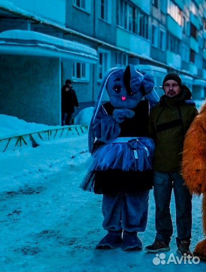 Ростовая кукла Зайка, живая открытка