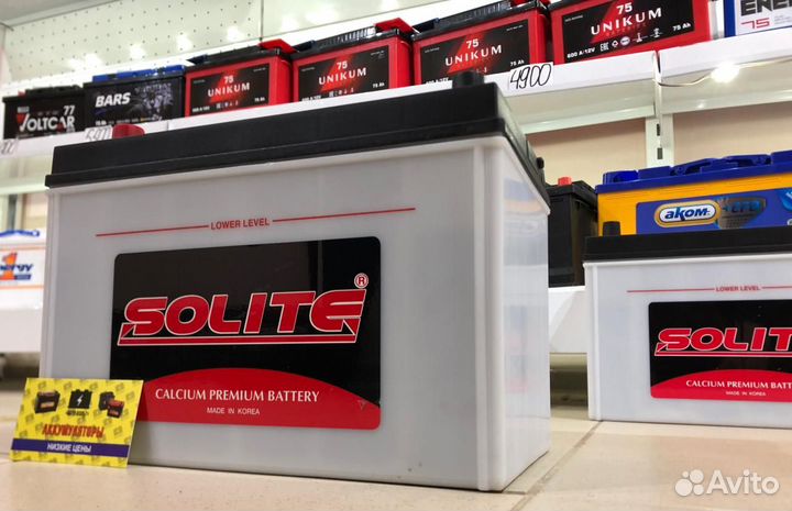 Аккумулятор Solite Asia (Южная Корея) 95 Ач 750А