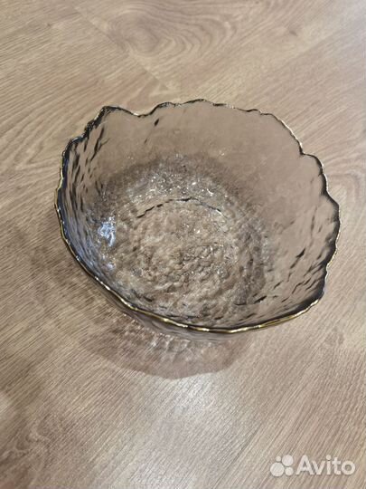 Салатник 16см тонированное стекло