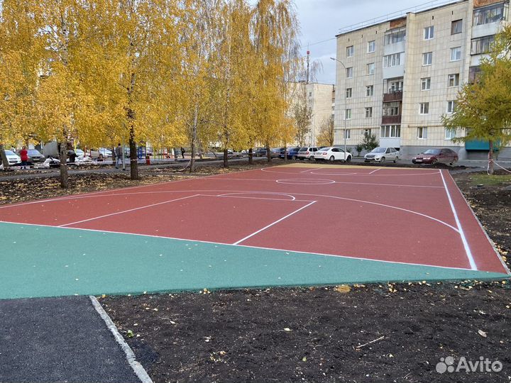 Покрытие из резиновой крошки