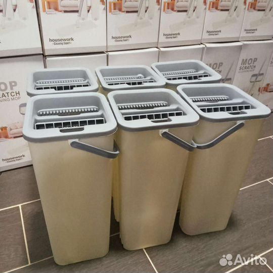 Швабра с ведром и отжимом