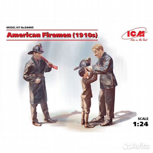 24005 American Firemen (1910s) Американские пожар