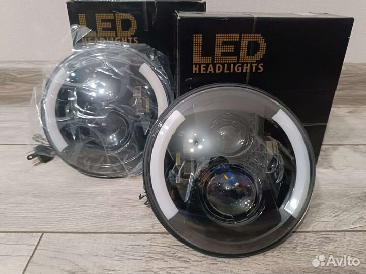 Фара led круглая 7 дюймов