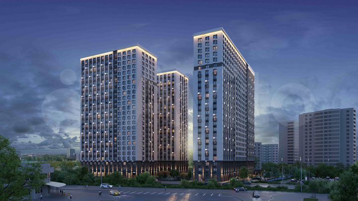 1-к. квартира, 38,8 м², 13/25 эт.