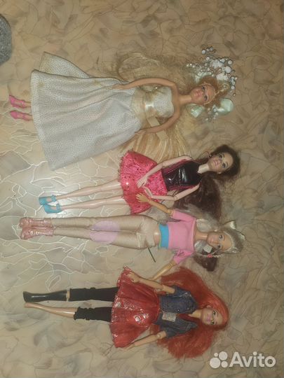 Куклы барби 4 шт