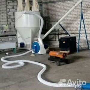 Комбикормовый мини-Завод 1 т, Дробилка для зерна Д