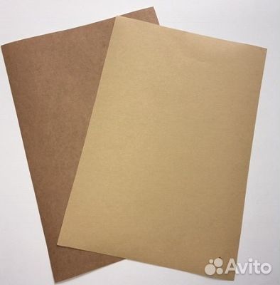Крафт бумага самоклеющаяся А4, самоклейка