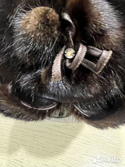 Шапка норковая женская бу