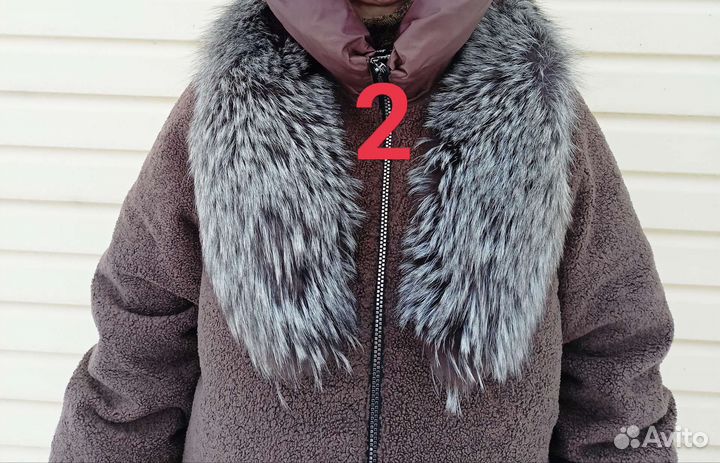 Воротник натуральный мех