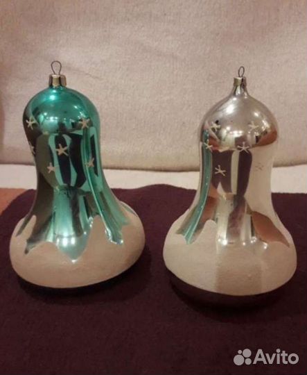 Елочные игрушки стекло СССР