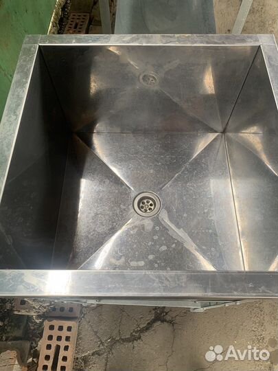 Моечная ванна нержавейка 1 секция