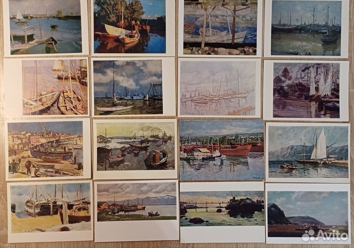 Порты, пристани, верфи, 43 открытки