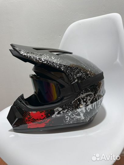 Шлем кроссовый эндуро для мотоциклов