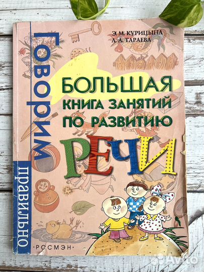 Книга по развитию речи
