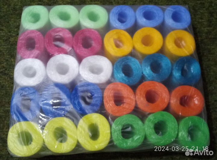 Нитки для вязания мочалок