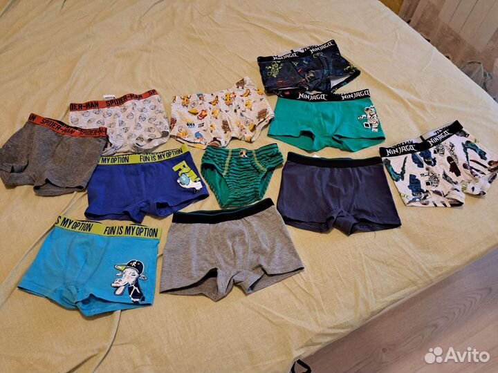 Детские вещи пакетом на мальчика 110 см