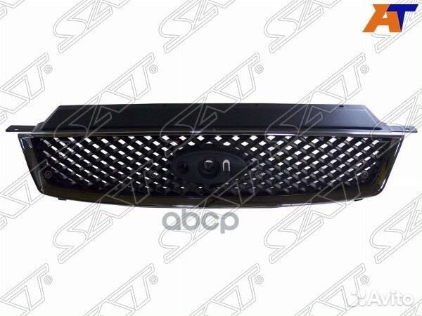 Решетка радиатора ford C-MAX 03-07 черная с хро