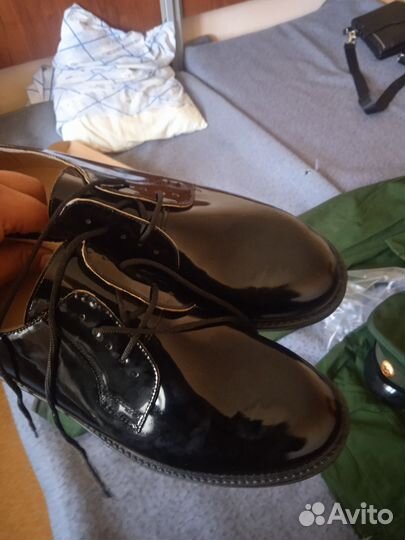 Ботинки лакированные