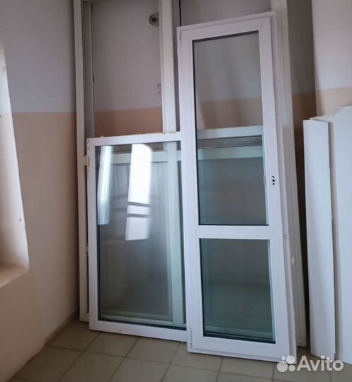 Двухкамерное окно +балкона дверь с остеклением