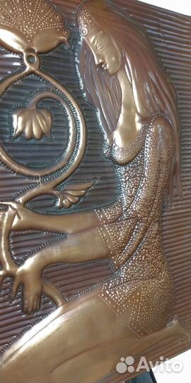 Картина медная чеканка СССР