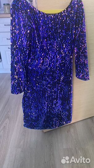 Платье с пайетками